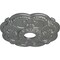 Ekena Millwork Rotherham Ceiling Medallion (Fits Canopies up to 3 1/2"), 18"OD x 3 1/2"ID x 1 1/2"P, Silver CM17ROSLS - alternate 2